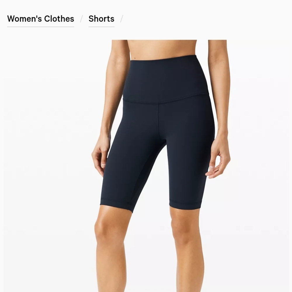 NWT Lululemon Align Super High Rise Short 10" True Navy
